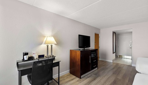 Standard Room, 2 Queen Beds, Non Smoking, Refrigerator & Microwave (1st Floor;Pet Friendly)