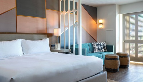 Room, 1 King Bed with Sofa bed, Balcony (Hearing Accessible)