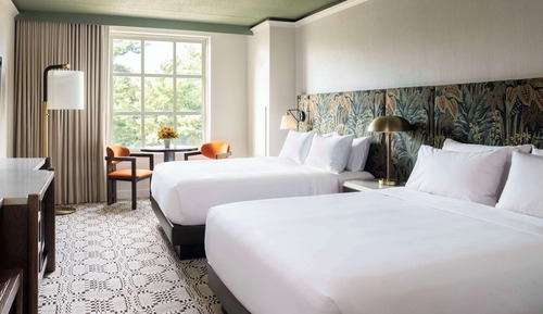 Room, 2 Double Beds, Accessible Bathtub
