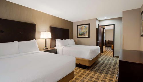Suite, 2 Queen Beds, Non Smoking, Refrigerator & Microwave (2nd Floor;with Single Sofabed)