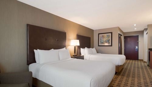 Standard Room, 2 Queen Beds, Non Smoking, Refrigerator & Microwave