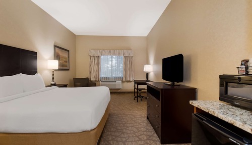 Standard Room, 1 King Bed, Accessible, Refrigerator & Microwave