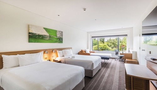 Standard Room, 2 Double Beds, Park View