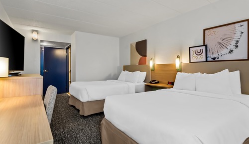 Room, 2 Double Beds, Accessible (Mobility & Hearing, Roll-In Shower)