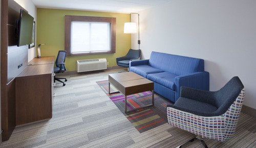 Suite, 1 King Bed with Sofa bed (Living Area)