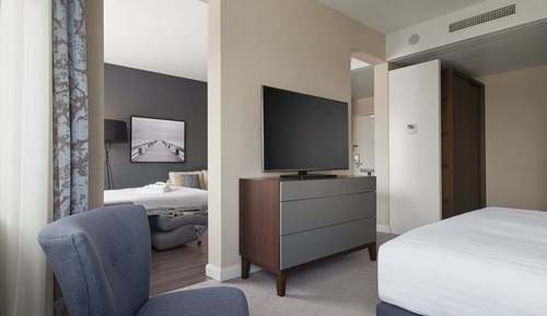 Family Studio, 1 King Bed with Sofa bed