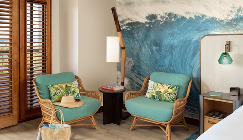 Room, 1 King Bed, Partial Ocean View