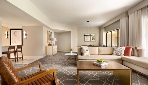 Princess 1 Bedroom Suite 1 King- 1150sf 107sm Patio, parlor and dining area, 2 full bathrooms