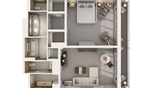 Horizon View King Bungalow Suite