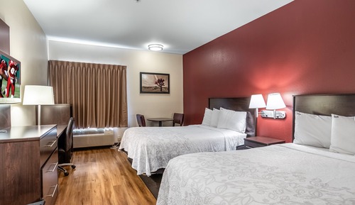 Standard Room, 2 Double Beds, Accessible (Roll-In Shower, Smoke Free)