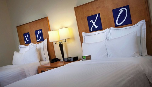 Room, 2 Double Beds, Non Smoking, City View