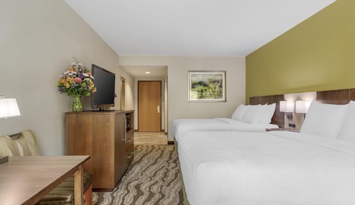 Standard Room, 2 Queen Beds, Non Smoking, Refrigerator & Microwave