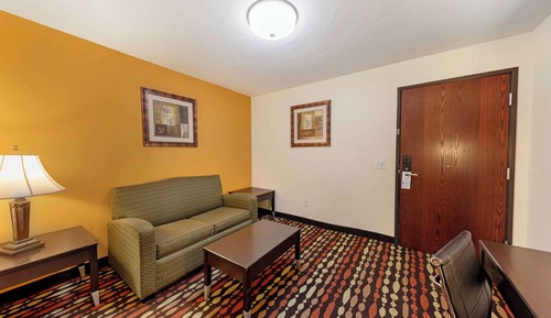Suite, 2 Queen Beds, Accessible, Non Smoking (Walk-in Shower;with Sofabed)
