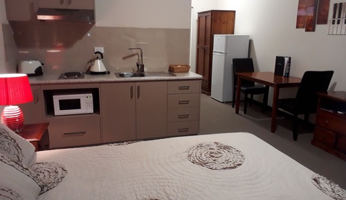 Room 5: Deluxe Queen Room with 50 inch Smart TV located on Ground Floor