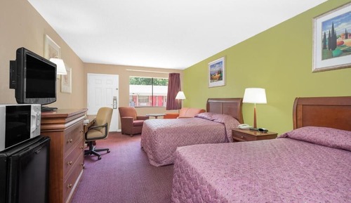 Room, 2 Double Beds, Smoking, Refrigerator & Microwave