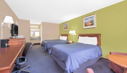Room, 2 Double Beds, Non Smoking, Refrigerator & Microwave