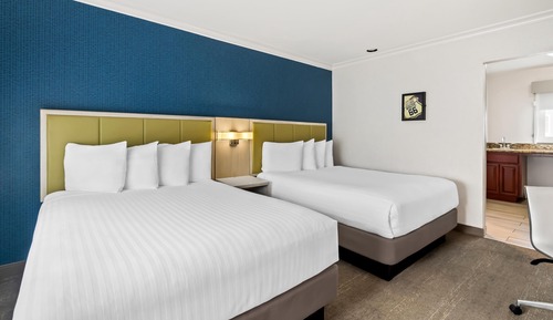 Standard Room, 2 Queen Beds, Non Smoking, Refrigerator & Microwave