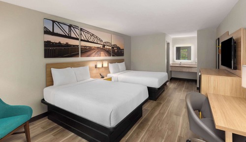 Room, 2 Double Beds, Non Smoking