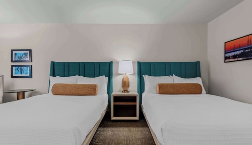 Suite, 2 Queen Beds, Non Smoking, Refrigerator & Microwave (Larger Room)