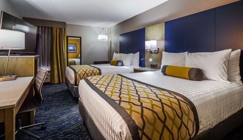 Standard Room, 2 Queen Beds, Non Smoking, Refrigerator