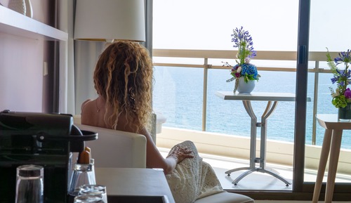 Superior Room, 1 King Bed with Sofa bed, Terrace, Sea View