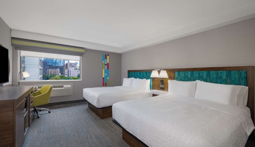 Room, 2 Queen Beds, Accessible, Bathtub