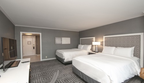 Classic Room, 2 Double Beds, Balcony, View (Plaza View)