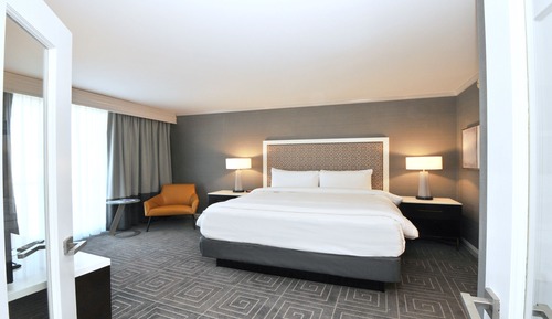 Premium Room, 1 King Bed with Sofa bed, Balcony, View (Plaza View)