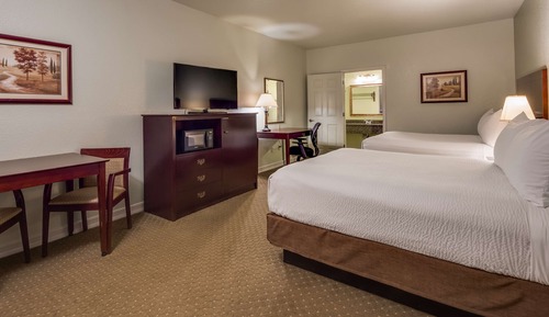 Standard Room, 2 Queen Beds, Non Smoking, Refrigerator & Microwave