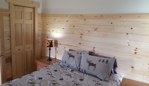 Unit A- Two bedroom with Fireplace