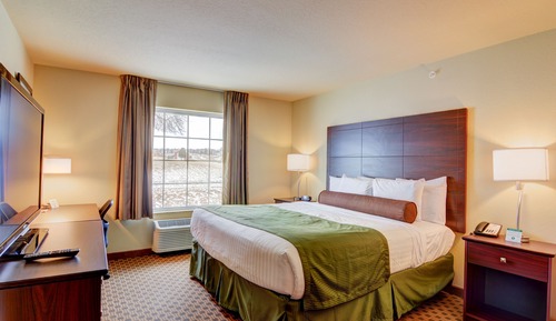 Accessible King Guestroom with Wheel-in Shower