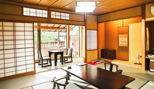 Japanese Room with Open-Air Bath, 12.5 Tatami