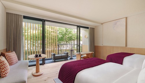 Deluxe Room, 2 Double Beds, Garden View