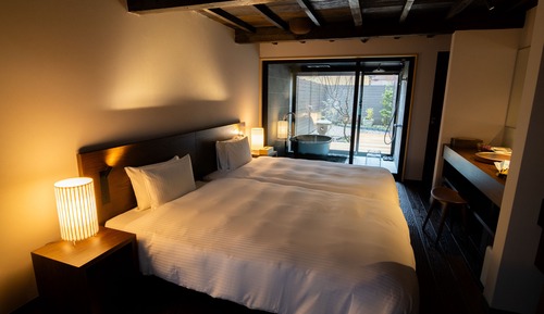 MATSUKAWABISHI: "Machiya" Two-Storey Suite with Courtyard and Bath with a View, 65sqm, Non-Smoking