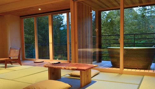 [TAKE-NO-NE] Japanese Style Open-air-bath Room, Bamboo view, Non Smoking