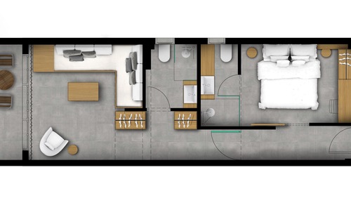 Executive Suite, 1 Bedroom, Sea View