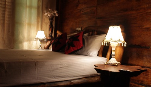 Wood Rooms with Balcony