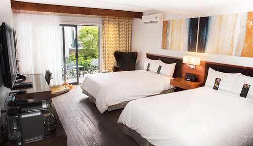 Standard Double Room, 2 Double Beds, Patio, Ground Floor Pet Friendly 