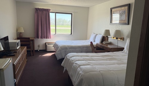 Double Room, 2 Double Beds, Smoking