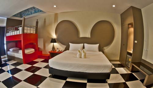 Family Twin Room, Lanai, City View