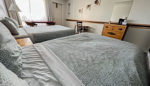 Economy Quadruple Room, 2 Double Beds, Private Bathroom, River View