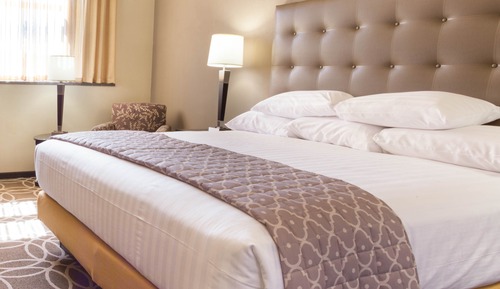 Suite, 1 King Bed with Sofa bed, Refrigerator & Microwave (2 Rooms, Hearing Accessible)