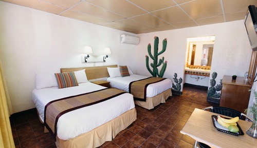 Superior Double Room Single Use, 2 Double Beds, Courtyard View