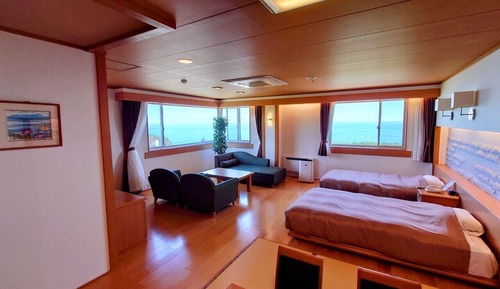 Japanese Western Style Room with Japanese Futon, Corner, Non Smoking, Shizen Wing