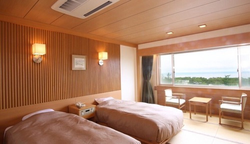 Japanese Style Twin Room, Non Smoking, Shizen Wing, Sea View