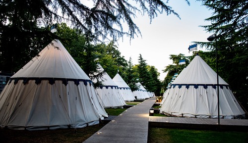 Medieval Glamping