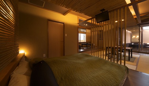 Double Room with Tatami Area with Open-Air Bath