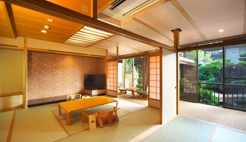 Guest room with hinoki bath and nima (Japanese cypress bath) Motosu, Non-smoking