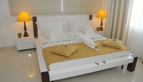 Elite Double Room, Terrace, Beach View