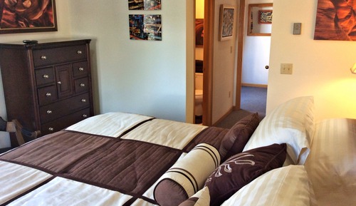 Romantic King Bedroom with Mountain View